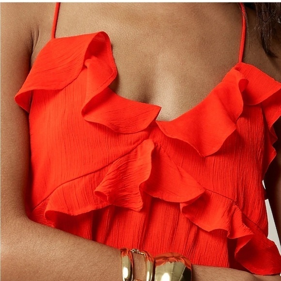 J. Crew Drapey ruffle tank top in black size S NWT CA610 - Picture 8 of 10